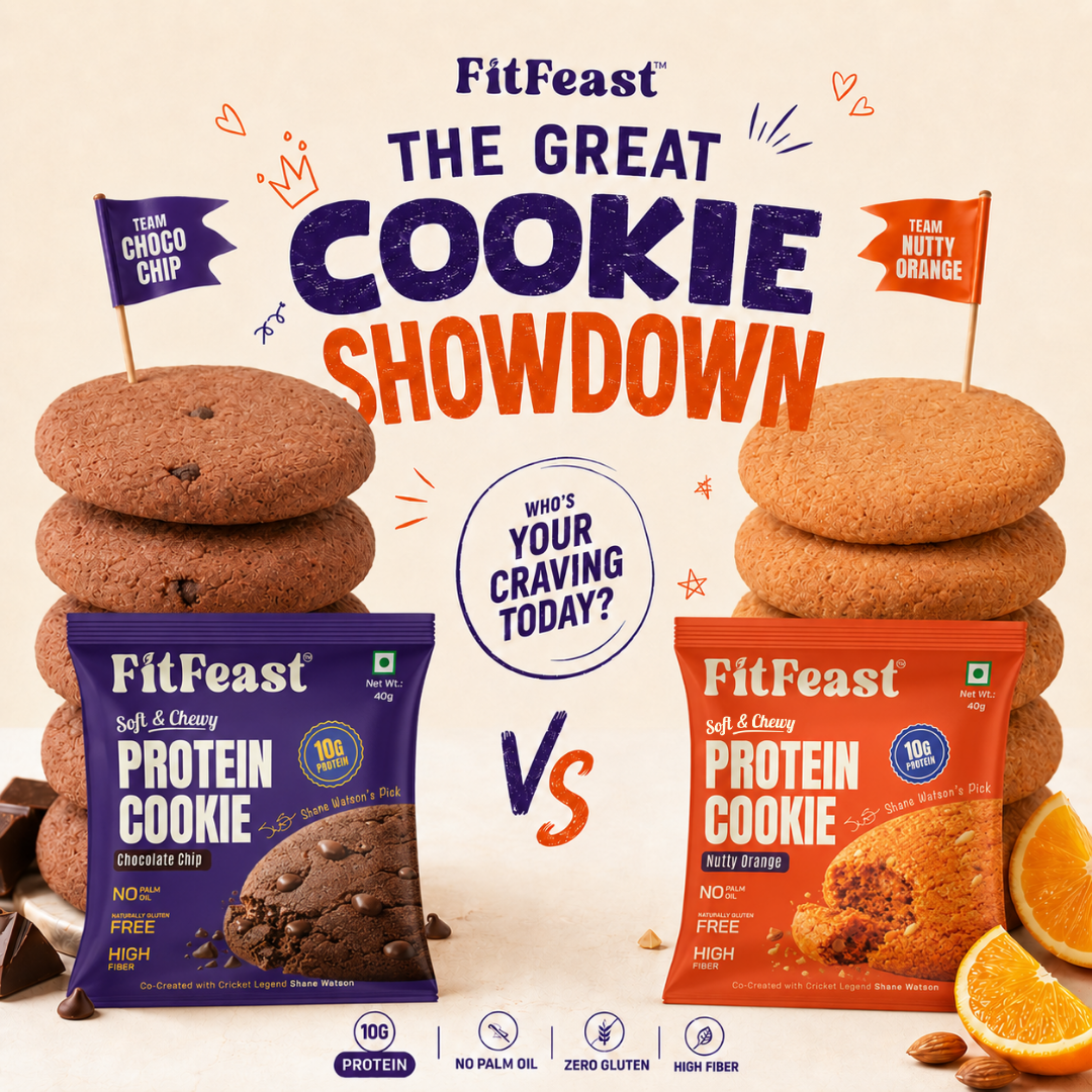 Protein Cookies Assorted - Nutty Orange, Chocolate | Co-Created with Shane Watson