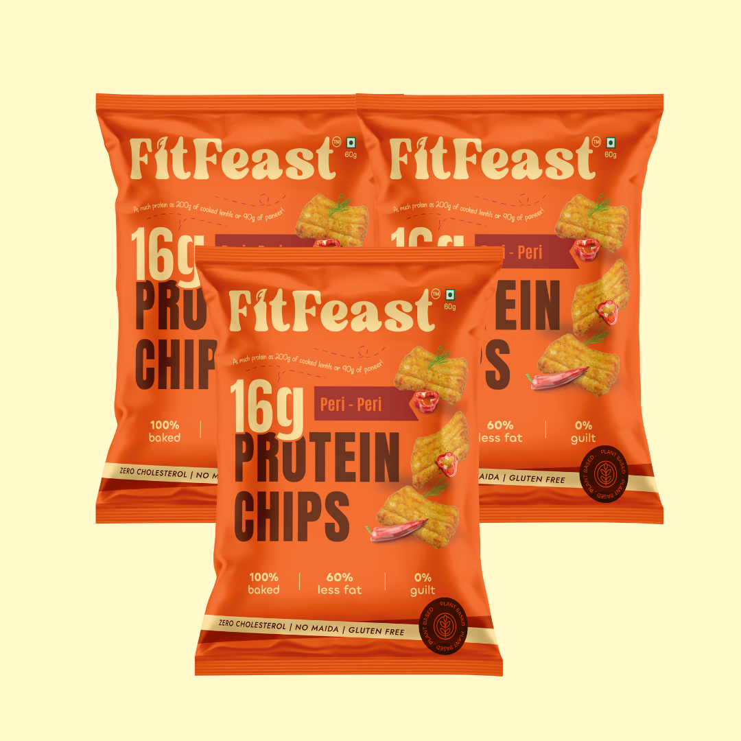 Protein Chips Peri Peri | As Seen on Shark Tank (Pack of 3)
