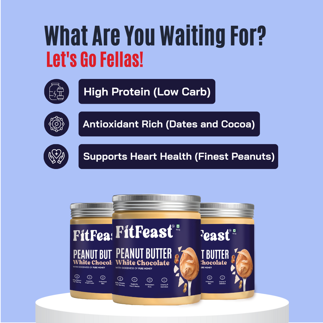 White Chocolate Peanut Butter 400g | As Seen on Shark Tank