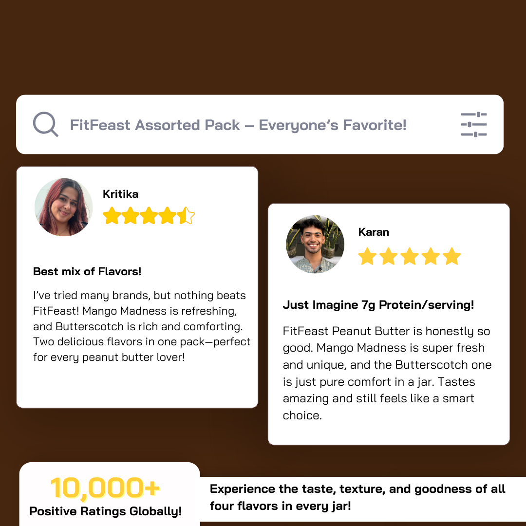 Mango Madness & Butterscotch Peanut Butter (150g Each)