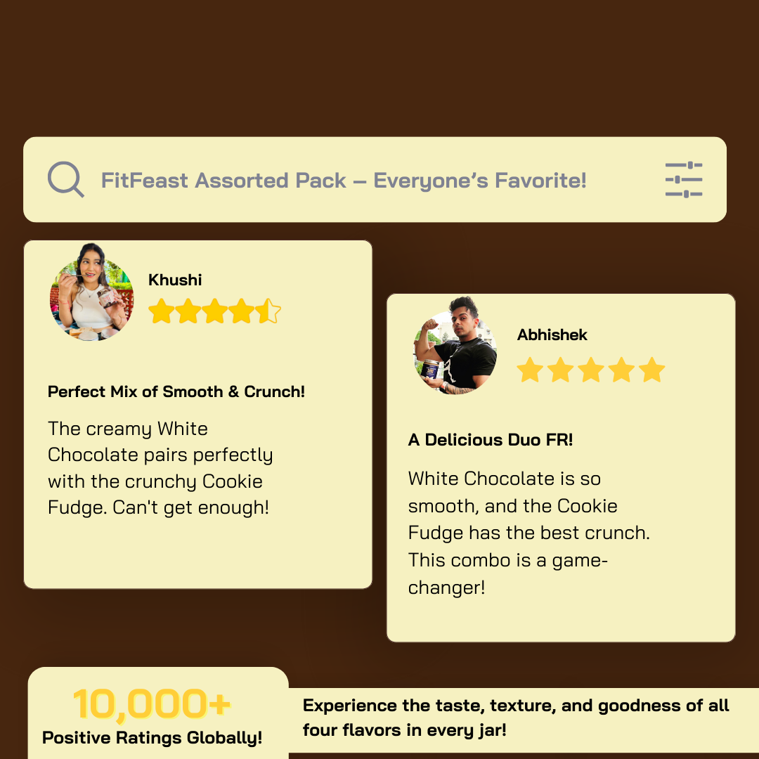 White Chocolate & Cookie Fudge Peanut Butter (150g Each)