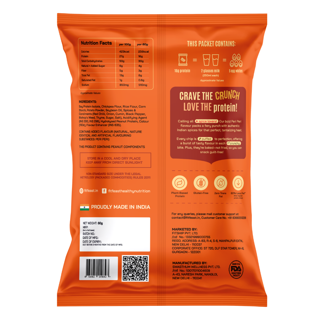 Protein Chips Peri Peri | As Seen on Shark Tank