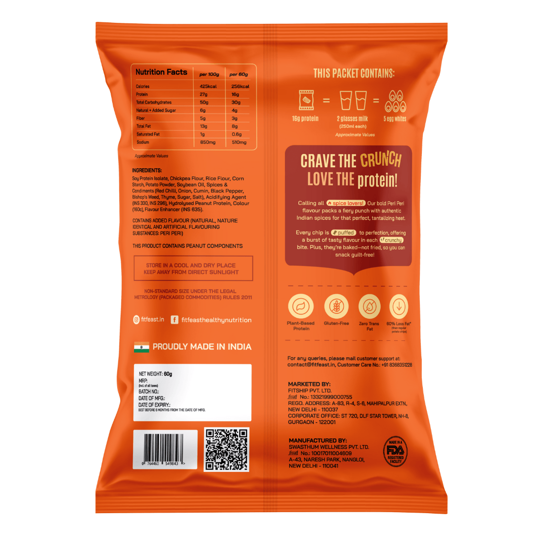 Protein Chips Peri Peri | As Seen on Shark Tank