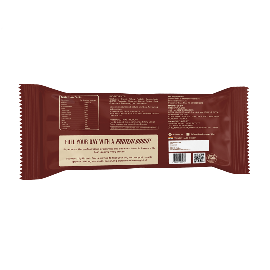 Protein Bars Nutty Brownie