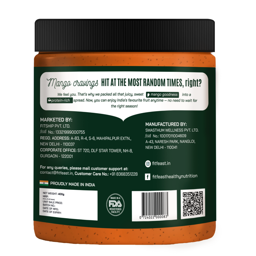 Mango Madness Peanut Butter 400g | As Seen on Shark Tank