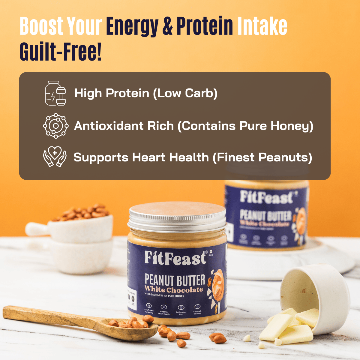 21 Malai Kulfi Protein Pack + Free White Chocolate Peanut Butter (Axar’s Favorite)