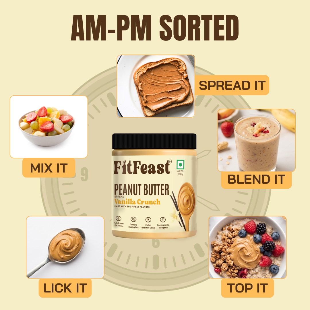 Vanilla Crunch Peanut Butter 380g