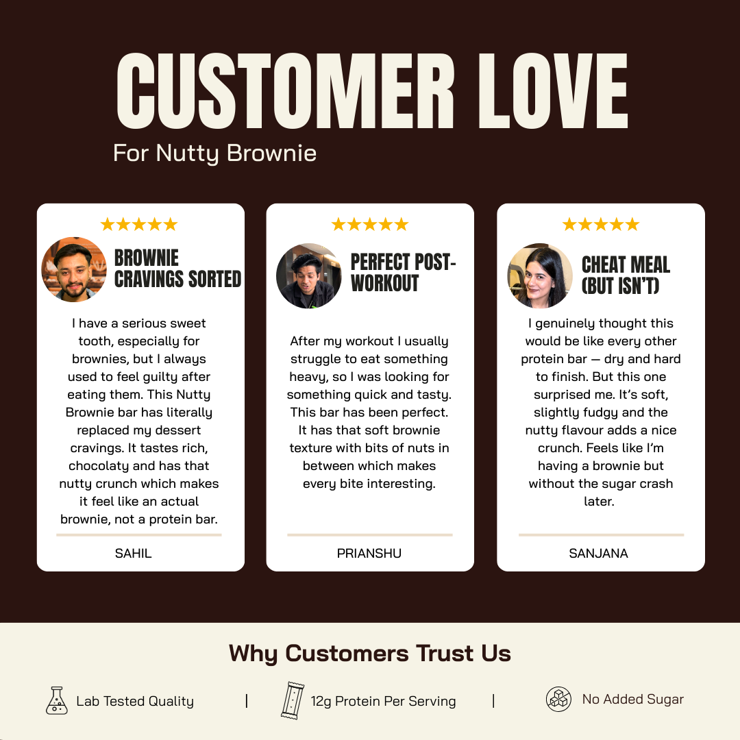 Protein Bars Nutty Brownie | As Seen on Shark Tank