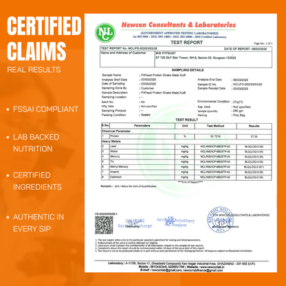 Protein Sachet - Malai Kulfi Flavour (Each 50g ) | As Seen on Shark Tank