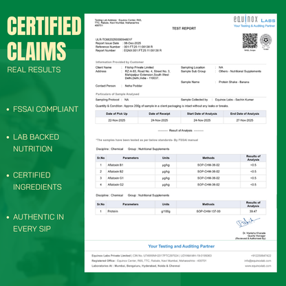 Protein Sachet - Banana Flavour (Each 50g ) | As Seen on Shark Tank