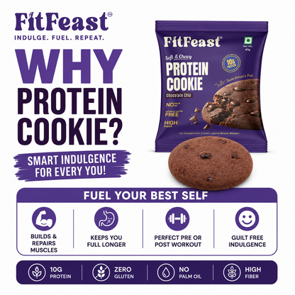 Protein Cookies Chocolate Pack of 3 (Each 40g)