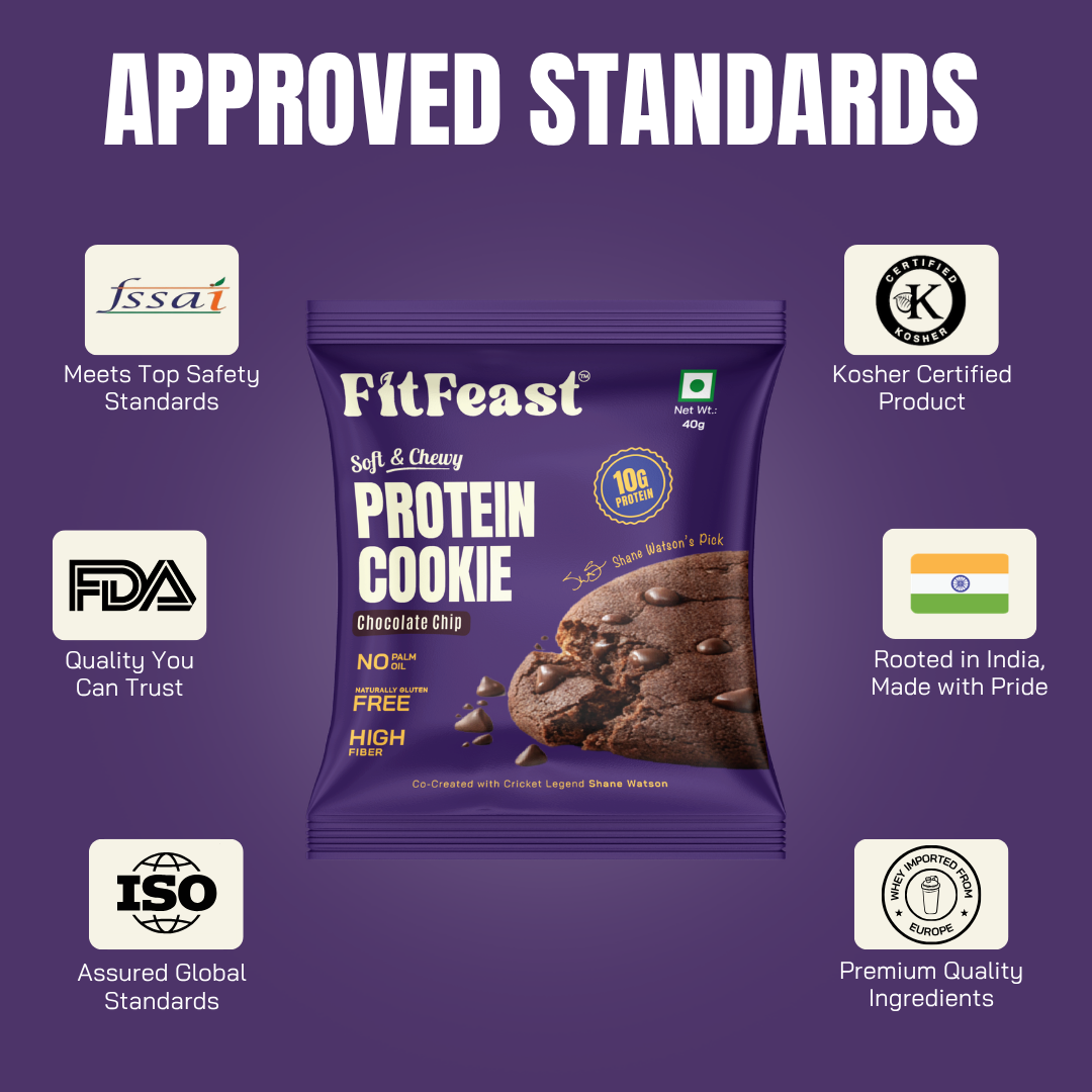 Protein Cookies Chocolate Pack of 3 (Each 40g)