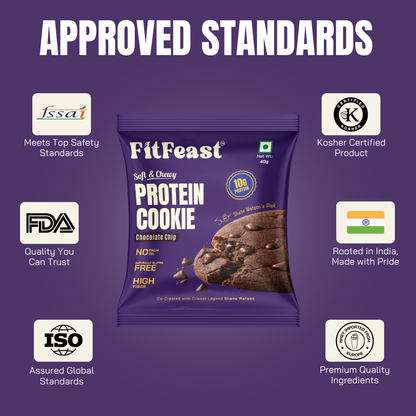 Protein Cookies Chocolate Pack of 3 (Each 40g)