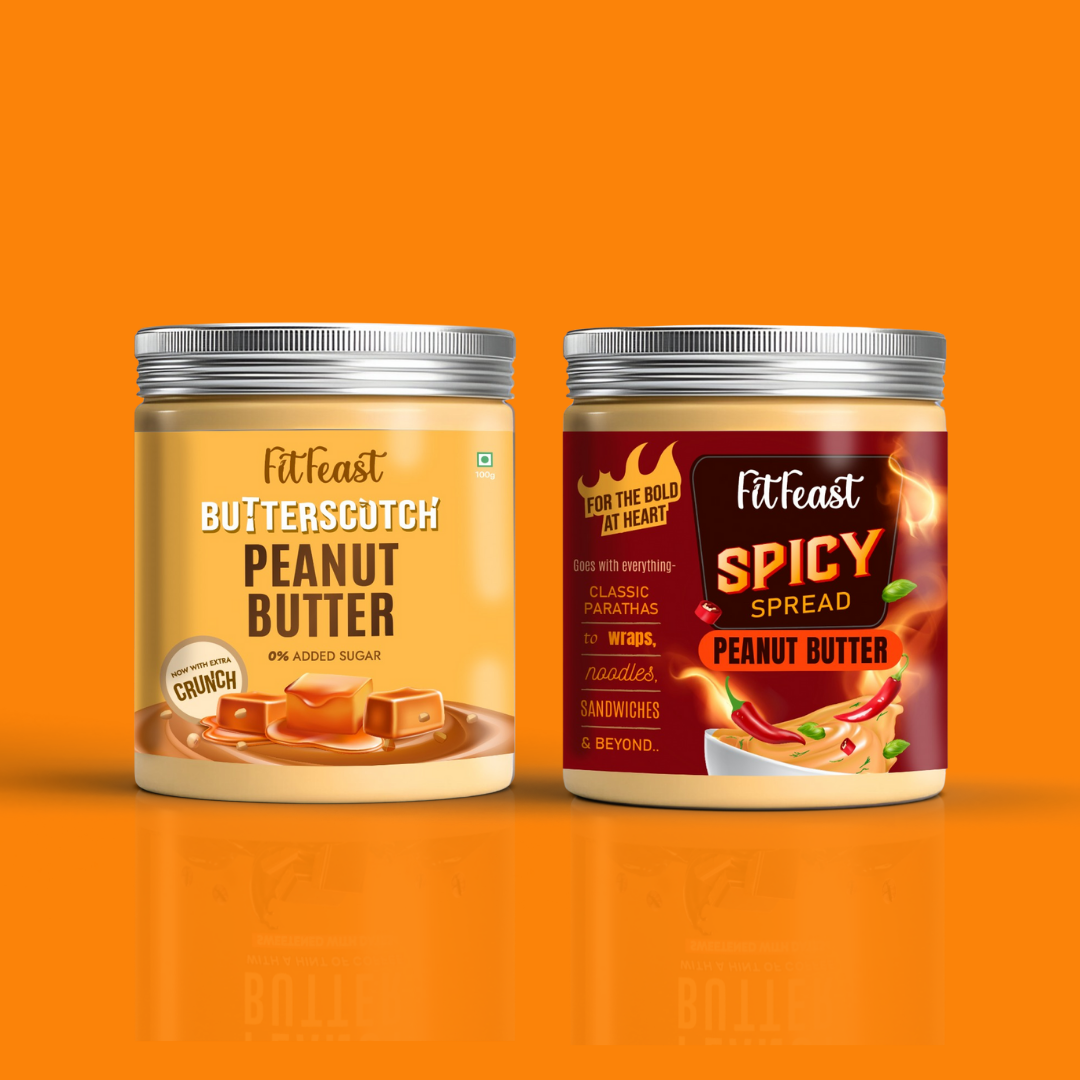 Butterscotch & Spicy Spread Peanut Butter Combo