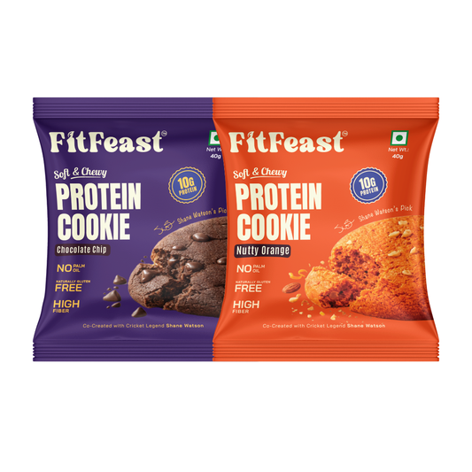 Protein Cookies Assorted - Nutty Orange, Chocolate | Co-Created with Shane Watson