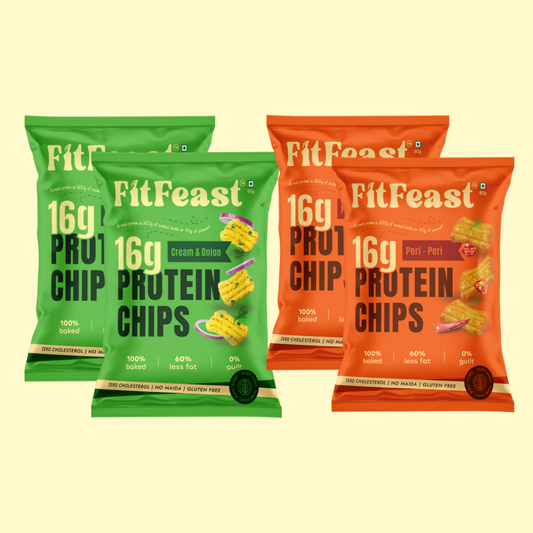 Protein Chips Assorted 240g (Pack of 4)