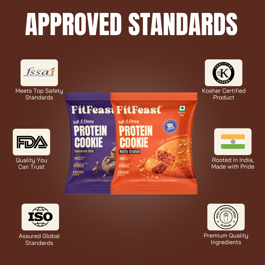 Protein Cookies Assorted - Nutty Orange, Chocolate | Co-Created with Shane Watson