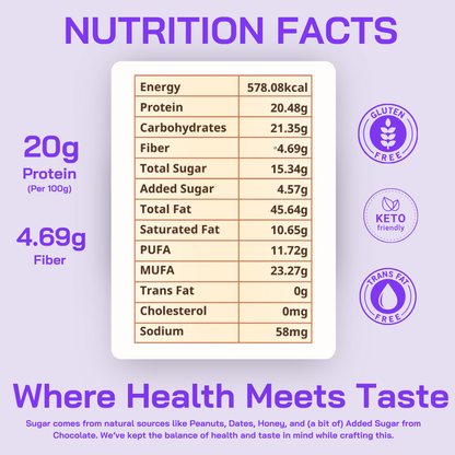 Cookie Fudge Peanut Butter 150g