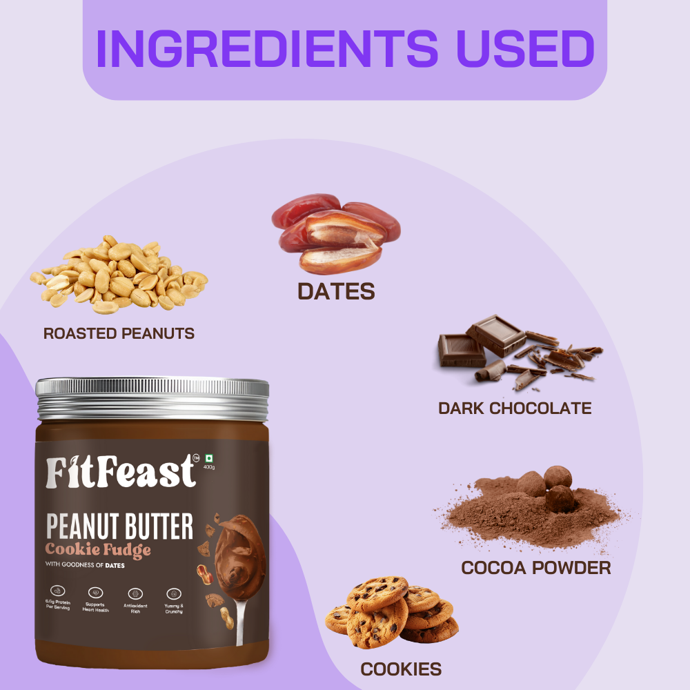 Cookie Fudge Peanut Butter 400g