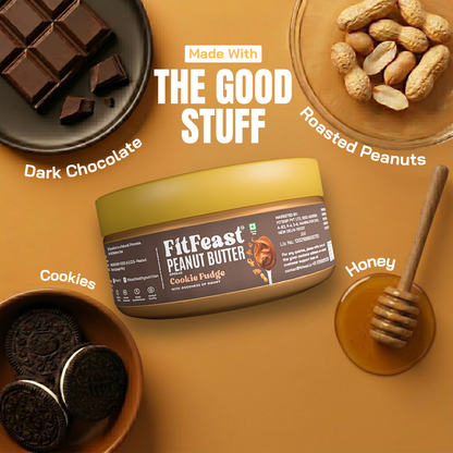 Cookie Fudge Peanut Butter 140g
