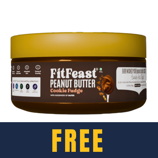 Free - Cookie Fudge Peanut Butter 140g