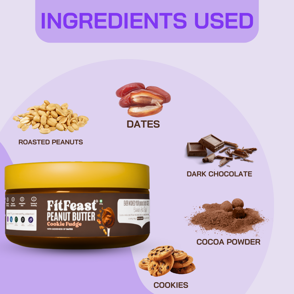 Cookie Fudge Peanut Butter 150g