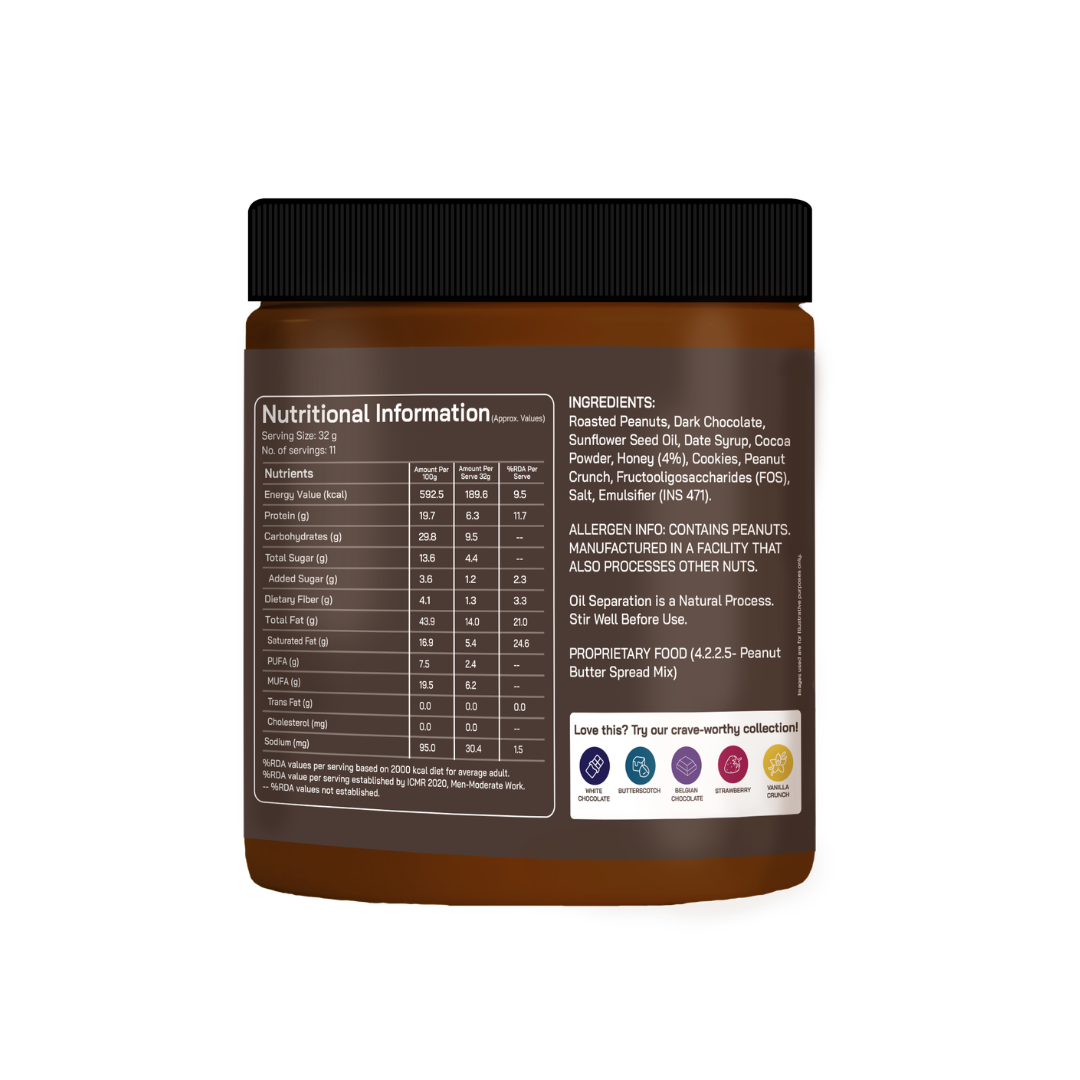 Cookie Fudge Peanut Butter 380g