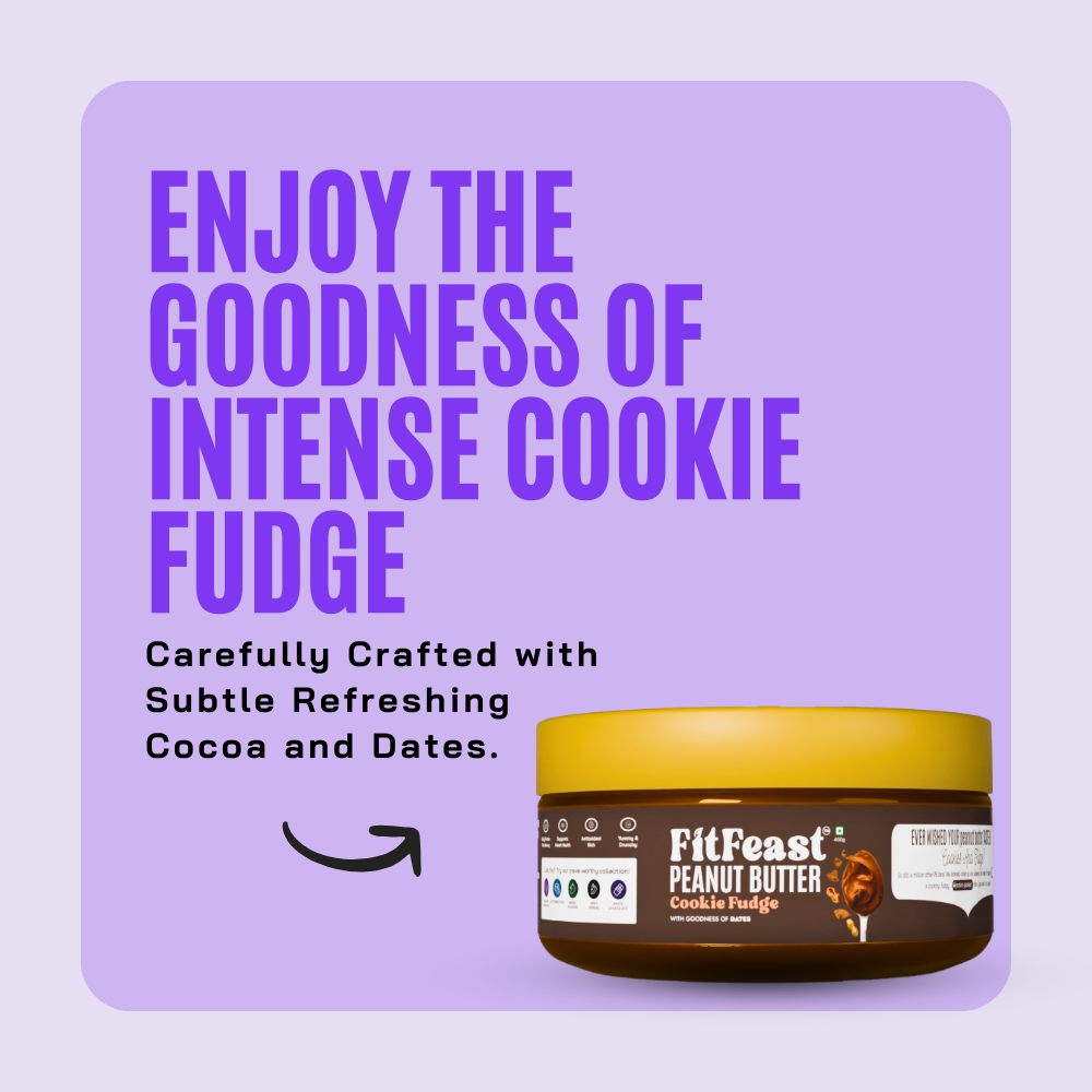 Cookie Fudge Peanut Butter 150g