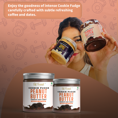 Cookie Fudge Peanut Butter 400g