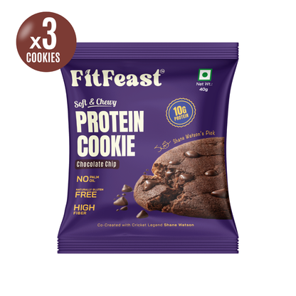 Protein Cookies Chocolate Pack of 3 (Each 40g)