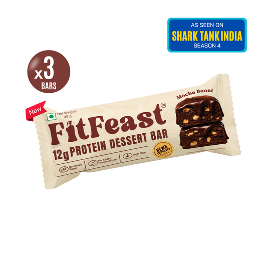 Dessert Protein Bars – Mocha Boost (Pack of 3)