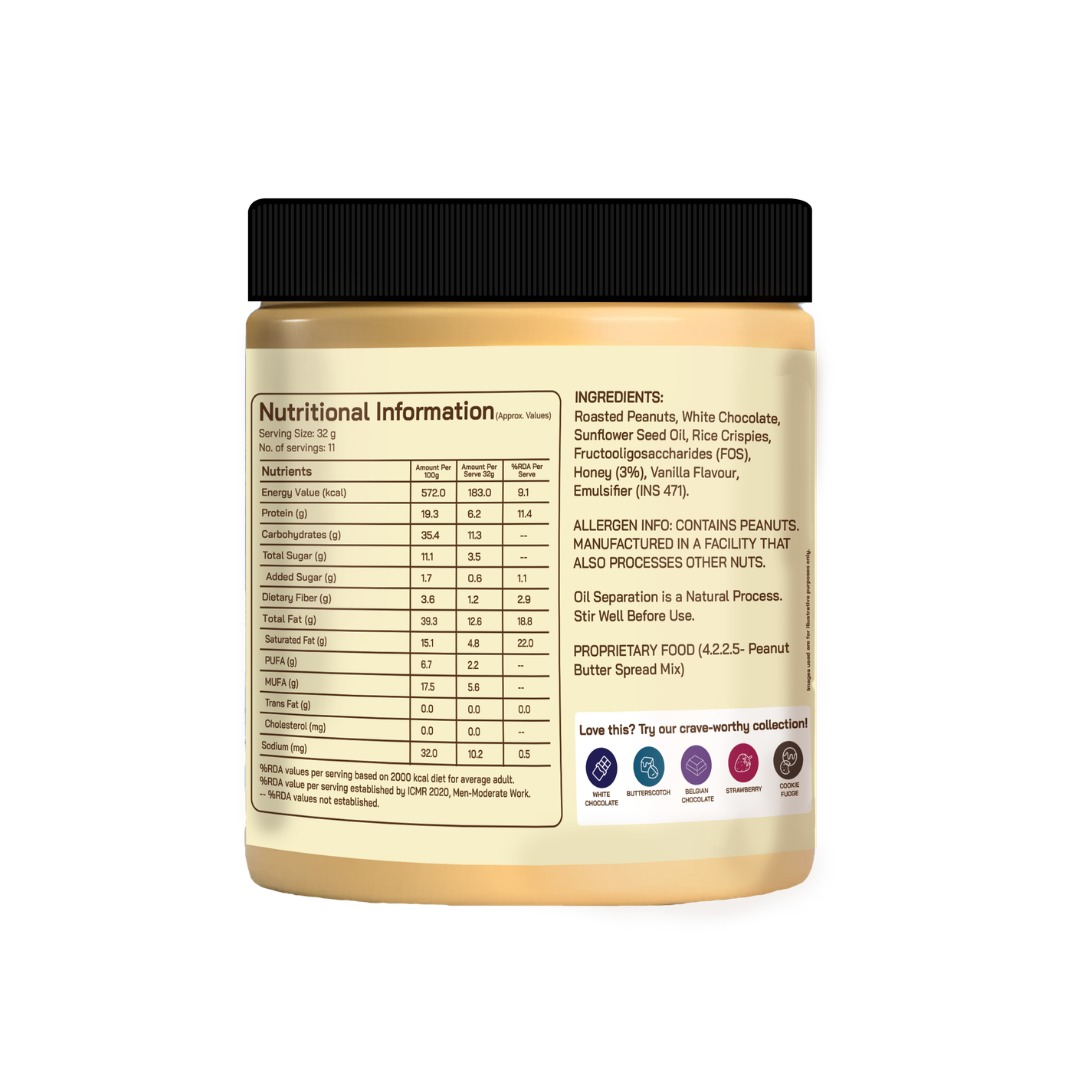 Vanilla Crunch Peanut Butter 380g