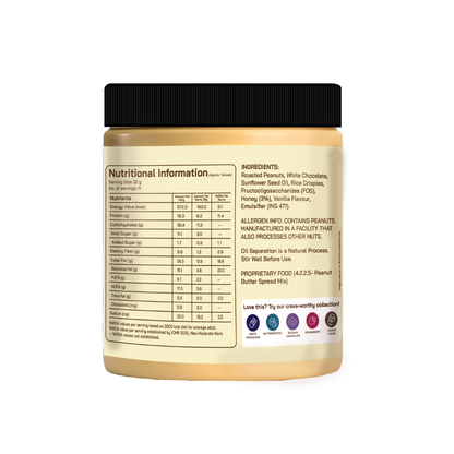 Vanilla Crunch Peanut Butter 380g