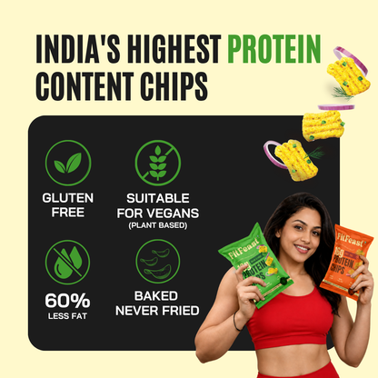 Protein Chips Assorted 240g (Pack of 4)