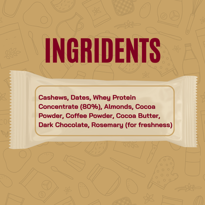 OG Protein Bars Mocha Boost | As Seen on Shark Tank