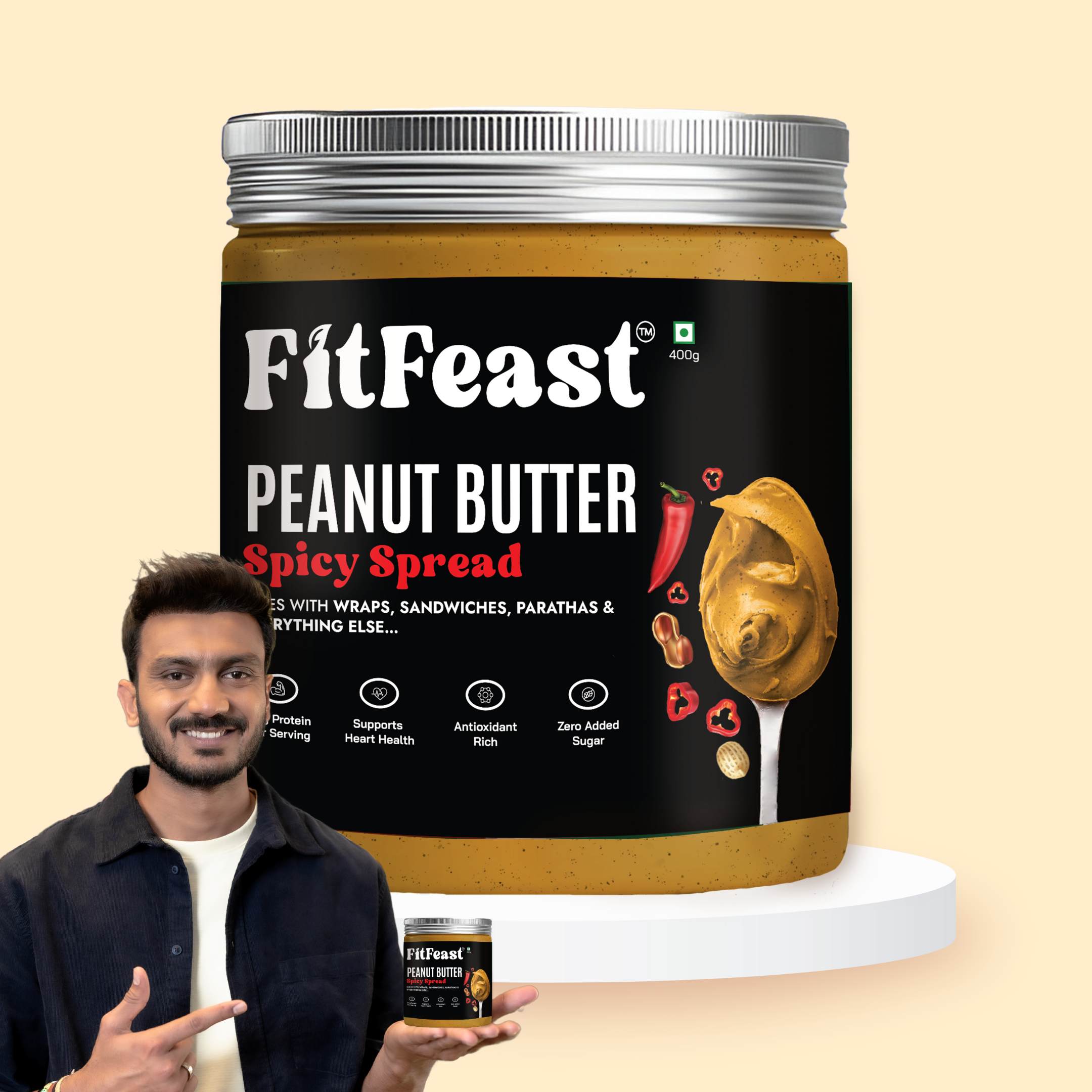 Spicy Spread Peanut Butter 400g