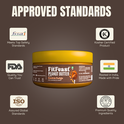 Cookie Fudge Peanut Butter 140g