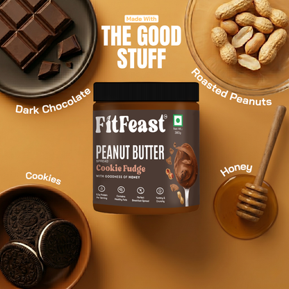Cookie Fudge Peanut Butter 380g