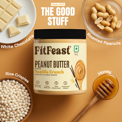 Vanilla Crunch Peanut Butter 380g