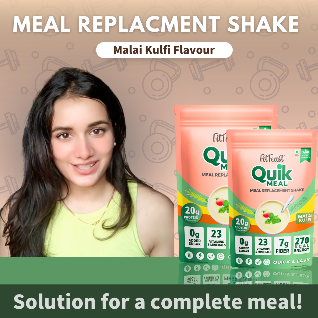 Quik Meal, 750g, Malai Kulfi (20g Protein per serving with 23 Vitamins & Minerals)