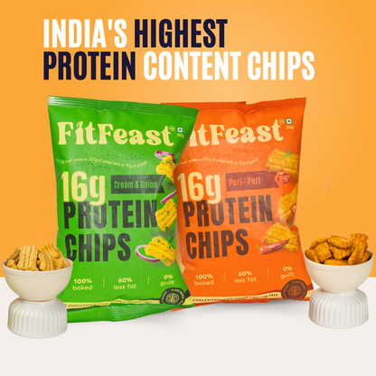 Axar’s Snack & Shake Combo – 12 Sachets + 4 Protein Chips