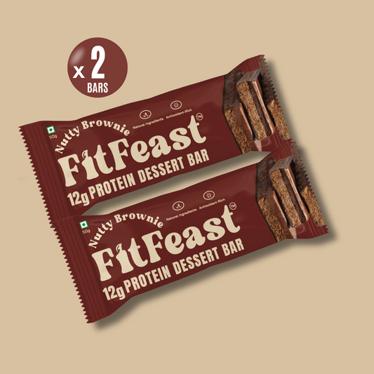 Dessert Protein Bar – Nutty Brownie (Pack of 2)