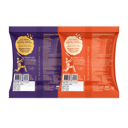 Protein Cookies Assorted - Nutty Orange, Chocolate | Co-Created with Shane Watson