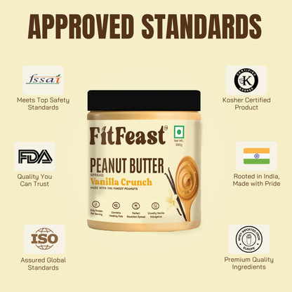 Vanilla Crunch Peanut Butter 380g