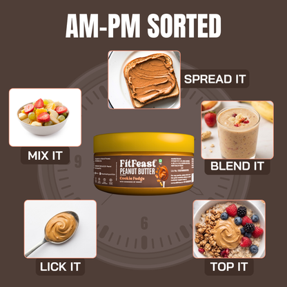 Cookie Fudge Peanut Butter 140g