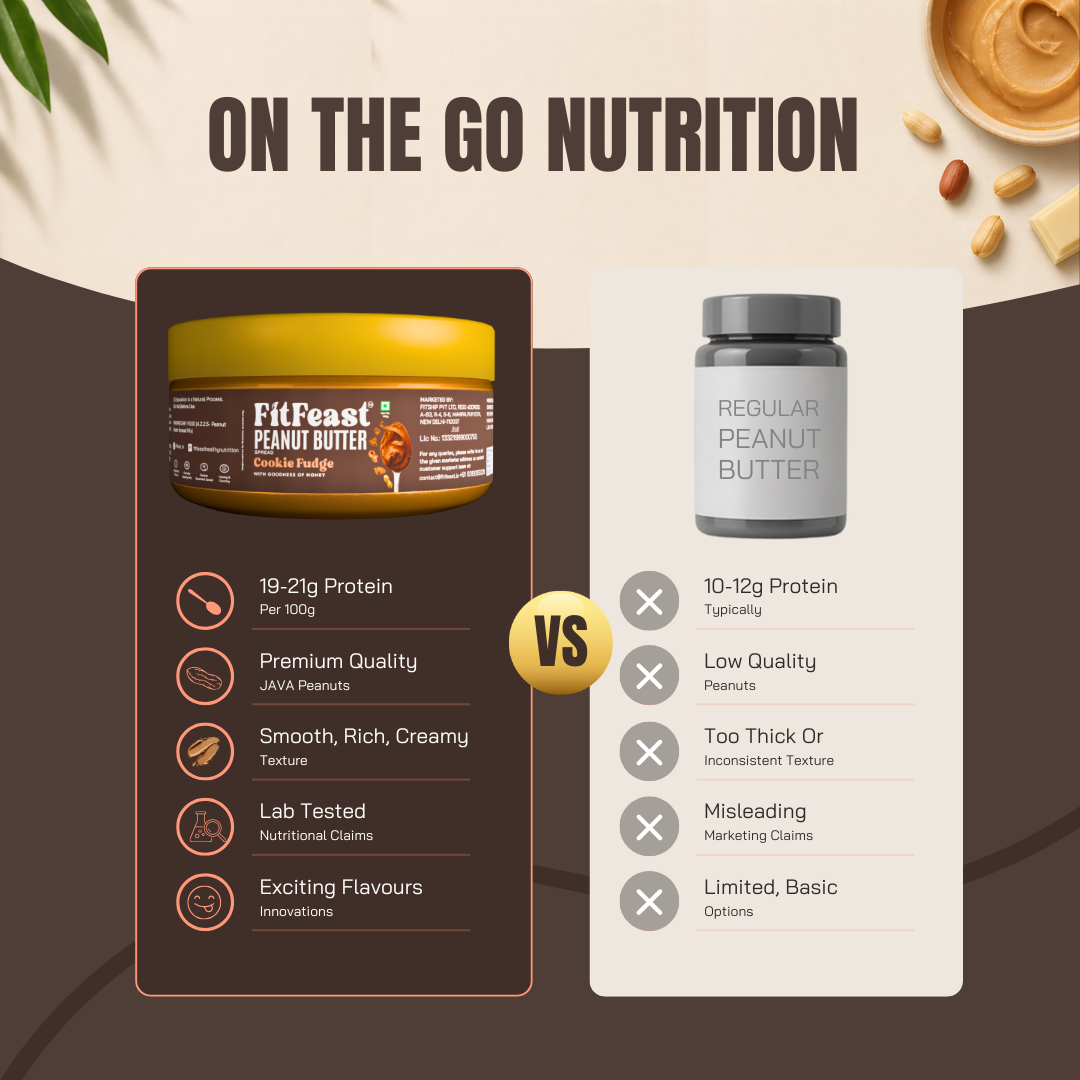 Cookie Fudge Peanut Butter 140g
