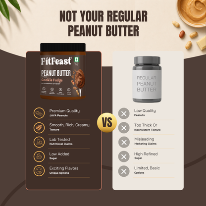 Cookie Fudge Peanut Butter 380g