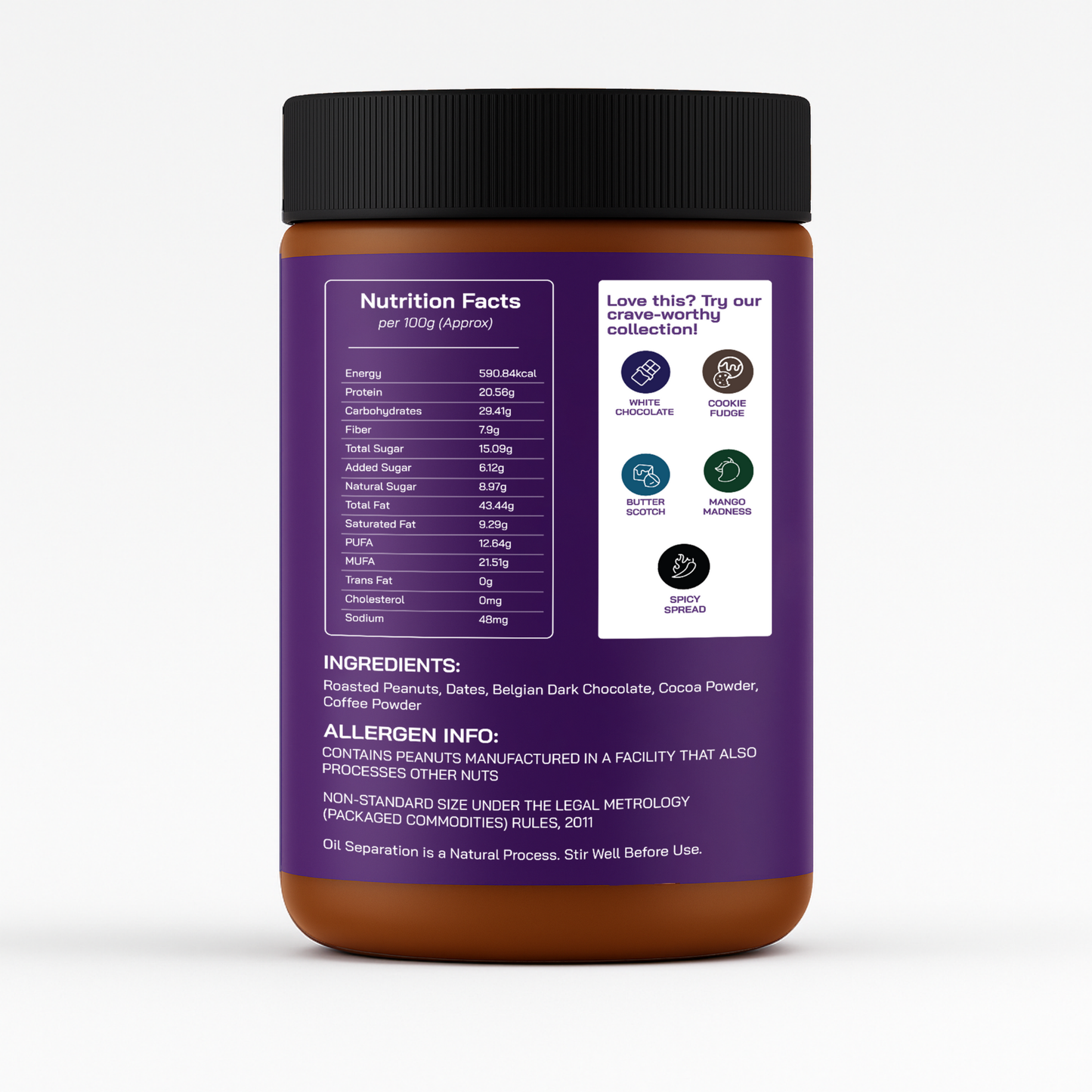 Belgian Chocolate Peanut Butter 1kg