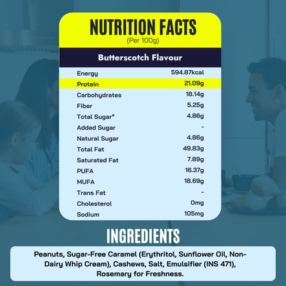 Butterscotch Peanut Butter 150g