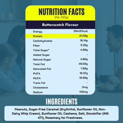 Butterscotch Peanut Butter 400g